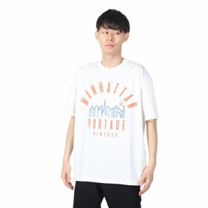 マンハッタンポーテージ(ManhattanPortage)半袖プリントTシャツ スポルティング 24SS-MP-M574 WH…