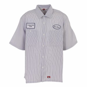 ベンデイビス(BEN DAVIS)半袖シャツ メンズ ワークシャツ ストライプ 23580032-WH-ST(Men’s)