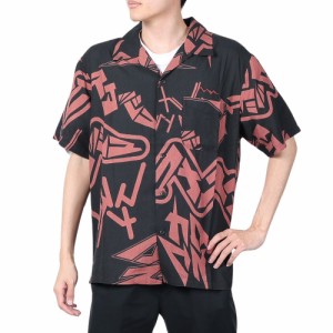 マナスタッシュ(MANASTASH)カタカナ マナロハシャツ 792-4123004 BLACK(Men’s)