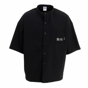 ラッセル(RUSSELL)CORDURA ノーカラーシャツ RBM22S0006 BLK(Men’s)