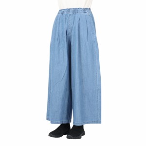 WOODS(契)メランジデニムワイドパンツ n-6043 LBLU(Lady’s)