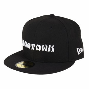 ニューエラ(NEW ERA)59FIFTY DOG TOWN ドッグタウン ロゴ ブラック キャップ 13772671(Men…