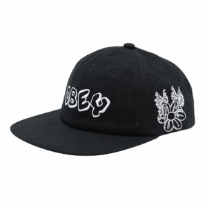 オベイ(OBEY)PLOT 6 PANEL SNAPBACK キャップ 100580313BLK22U(Men’s)