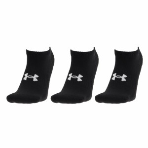 アンダーアーマー(UNDER ARMOUR)コア ノーショーソックス 3足組 1363241 001(Men’s、Lady’s)