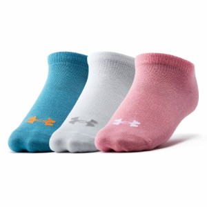 アンダーアーマー(UNDER ARMOUR)ノーショー ソックス 3足セット 1359233 697(Lady’s)