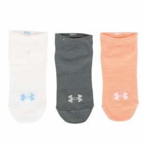 アンダーアーマー(UNDER ARMOUR)ノーショー ソックス 3足組 1359233 963(Lady’s)