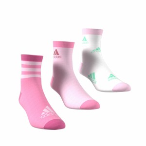 アディダス(adidas)ジュニアグラフィックソックス3足組 EVL11-H49617(Jr)
