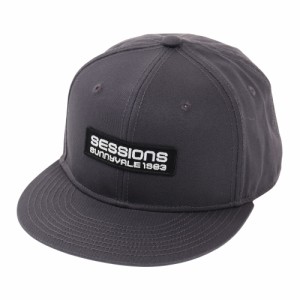 セッションズ(SESSIONS)バーロゴBBキャップ 218216 CGRY 帽子 大きいサイズ(Men’s)