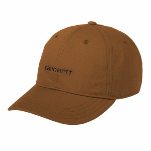 【ポイント5％！】カーハート(CARHARTT)キャンバススクリプトキャップ I0288761QBXX23FW 帽子(Men’s)