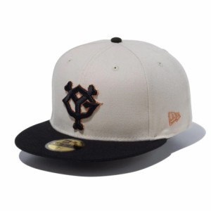 ニューエラ(NEW ERA)59FIFTY 読売ジャイアンツ キャップ ストーン/ブラック 14109869(Men’s、La…