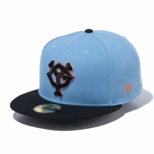 【ポイント5％！】ニューエラ(NEW ERA)59FIFTY 読売ジャイアンツ キャップ バーズアイブルー/ブラック 14109870(Men’…