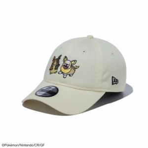 【ポイント10％！ 6/3 21:00〜22:59限定】ニューエラ(NEW ERA)9TWENTY ポケモン モルペコ ワンパチ クロームホワイト キャップ 14124360 