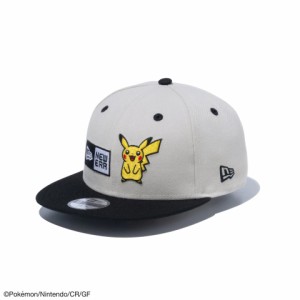 ニューエラ(NEW ERA)ユース 9FIFTY ポケモン ピカチュウ ボックスロゴ ストーン ブラックバイザー キャップ 1…