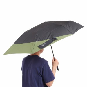 ワールド パーティー(W.P.C)雨傘 バックプロテクトフォールディング UX004-931-002 ブラックXカーキ(Men…