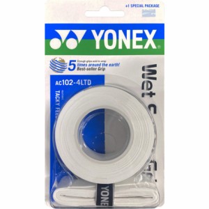ヨネックス(YONEX)テニスグリップテープ ウエットスーパーグリップ AC102-4LTD-011(Men’s、Lady’s)