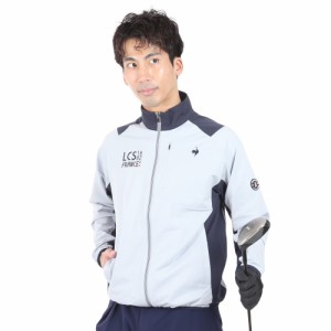 ルコックスポルティフ(lecoqsportif)ゴルフウェア 防風 ストレッチフォーサー はっ水ニットブルゾン QGMXJK0…