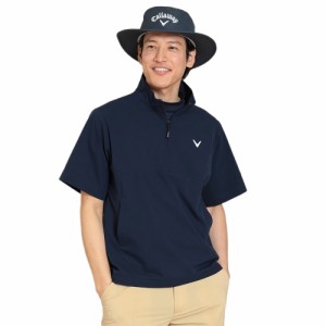 キャロウェイ(CALLAWAY)ゴルフウェア アウター 半袖ハーフジップブルゾン C24116100-1120(Men’s)