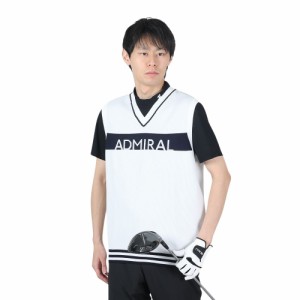 アドミラル ゴルフ(Admiral GOLF)ゴルフウェア ウォッシャブル ニットベスト ADMA203-WHT(Men’s)