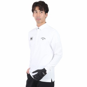 キャロウェイ(CALLAWAY)ゴルフウェア 吸汗速乾 鬼カノコ長袖シャツ C24133100-1030(Men’s)