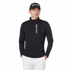 テーラーメイド(TAYLORMADE)ゴルフウェア 保温 撥水 グリッド ハーフジップ U26658-UN322(Men’s)