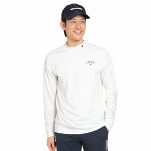 キャロウェイ(CALLAWAY)ゴルフウェア 吸汗 速乾 長袖モックネックシャツ C24133101-1030(Men’s)