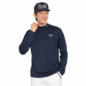 キャロウェイ(CALLAWAY)ゴルフウェア 吸汗 速乾 長袖モックネックシャツ C24133101-1120(Men’s)