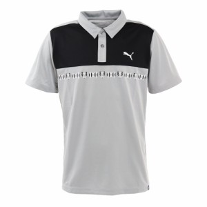 プーマ(PUMA)ゴルフウェア 吸汗 速乾 DryPlus ロアー半袖ポロシャツ 539880-03(Men’s)