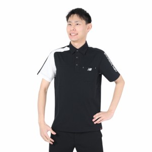 new balance golf 半袖 ポロシャツ　ストレッチ・UPF40+ウエア