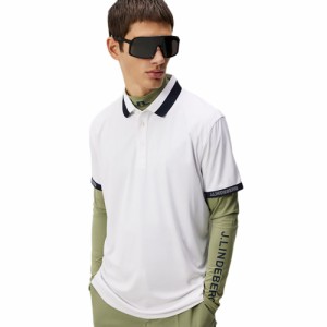J.LINDEBERGゴルフウェア 半袖 吸水速乾 Guy Regular ポロシャツ 071-21343-004(Men’s)