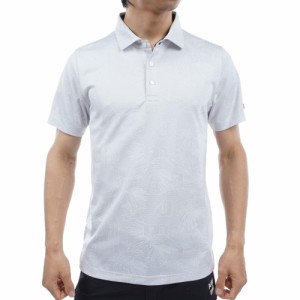 アドミラル ゴルフ(Admiral GOLF)ゴルフウェア 半袖 リーフジャカード シャツ ADMA434-GRY(Men’s)