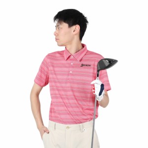 スリクソン(SRIXON)ゴルフウェア 松山英樹プロレプリカモデル 吸汗速乾 メッシュボーダープリントシャツ RGMXJA16…
