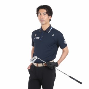 ルコックスポルティフ(lecoqsportif)ゴルフウェア ベーシック半袖ポロシャツ QGMXJA17 NV00(Men’s)