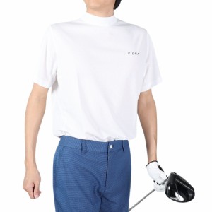 フィドラ(FIDRA)ゴルフウェア 冷感 吸汗速乾 氷撃 半袖ハイネックシャツ FD5MTC34 WHT.(Men’s)