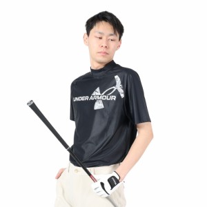 アンダーアーマー(UNDER ARMOUR)ゴルフウェア アイソチル 半袖モックネックシャツ 1384829 001(Men’…