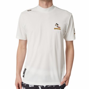 ラウドマウス(LOUDMOUTH)ゴルフ 半袖 アトムコラボモックネックシャツ 764611 -999(Men’s)