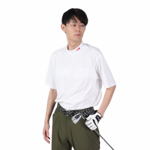 フィドラ(FIDRA)ゴルフ 半袖 モックネックシャツ FV5RTG20 WHT(Men’s)