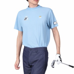 GB GOLF(ゴールデンベア ゴルフ)ゴルフウェア 半袖 吸水速乾 モックネックTシャツ 311Q5541-C42(Men’…