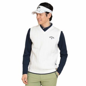 キャロウェイ(CALLAWAY)ゴルフウェア Vネックニットベスト C24119100-1030(Men’s)