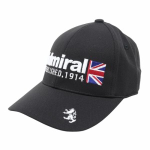 アドミラル ゴルフ(Admiral GOLF)ゴルフ キャップ ハーフフラッグロゴ ADMB2F09-BLK(Men’s)