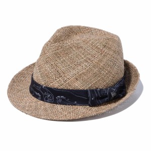 ニューエラ(NEW ERA)ゴルフ メンズ レディース ハット The Trilby Seagrass グログランバンド シル…