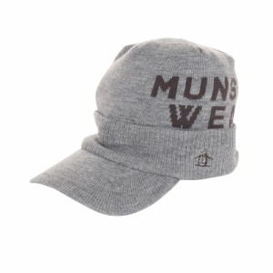 マンシングウエア(MUNSING WEAR)ゴルフ ツバ付き ニットキャップ MGBWJC07 GY00(Men’s)