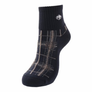 フィドラ(FIDRA)ショートソックス チェック柄 FD5HVF54 NVY- (Men’s)