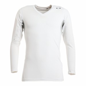 オークリー(OAKLEY)ゴルフウェア インナー 吸汗 速乾 ストレッチ BASE LAYER 長袖 Vネック インナーシャツ…