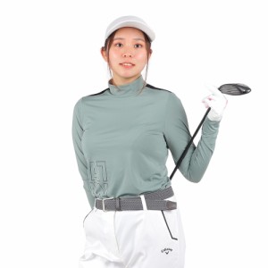 キャロウェイ(CALLAWAY)ゴルフウェア ストレッチ スムース モックネック長袖シャツ C22133201-1180(La…