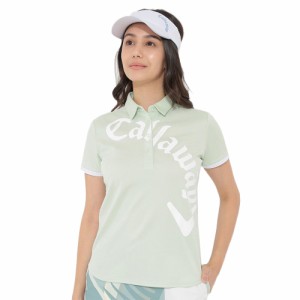 キャロウェイ(CALLAWAY)ゴルフウェア ロゴプリントウインドセンサーカノコ 半袖ポロシャツ C22134212-1130…