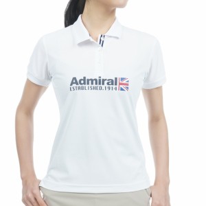 アドミラル ゴルフ(Admiral GOLF)ゴルフウェア ベーシックフロントロゴ 半袖ポロシャツ ADLA315-WHT(L…