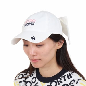 ルコックスポルティフ(lecoqsportif)ゴルフ 帽子 ポニーテールキャップ QGCWJC00W WH00(Lady’s)