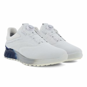 エコー(ecco)スパイクレスゴルフシューズ S-THREE BOA エススリー ボア WH 10295460616(Men’…