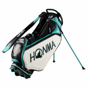 本間ゴルフ(HONMA)ゴルフ キャディバッグ スタンド式 9.5型 4分割 CB12302 WH/GR(Men’s)