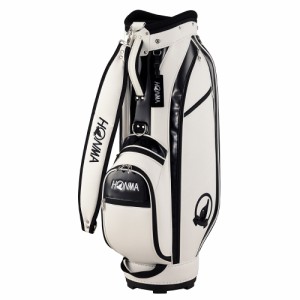 本間ゴルフ(HONMA)ゴルフ キャディバッグ カート式 9型 5分割 CB12306 WH/BK(Men’s)